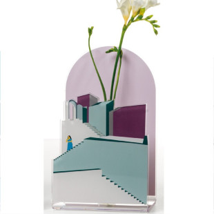 BLOOMING CITY - VASO SANTORINI LILLA