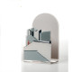 BLOOMING CITY - VASO SANTORINI GRIGIO