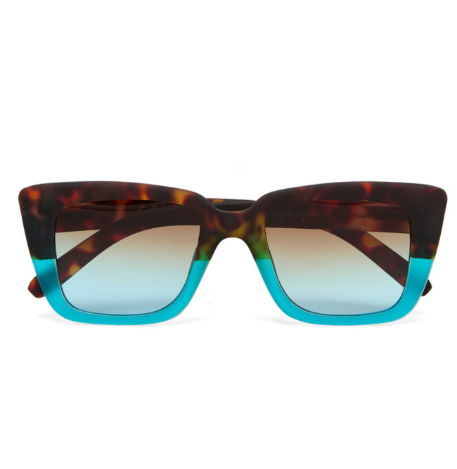 OCCHIALE DA SOLE MODELLO ELBA BLU HAVANA