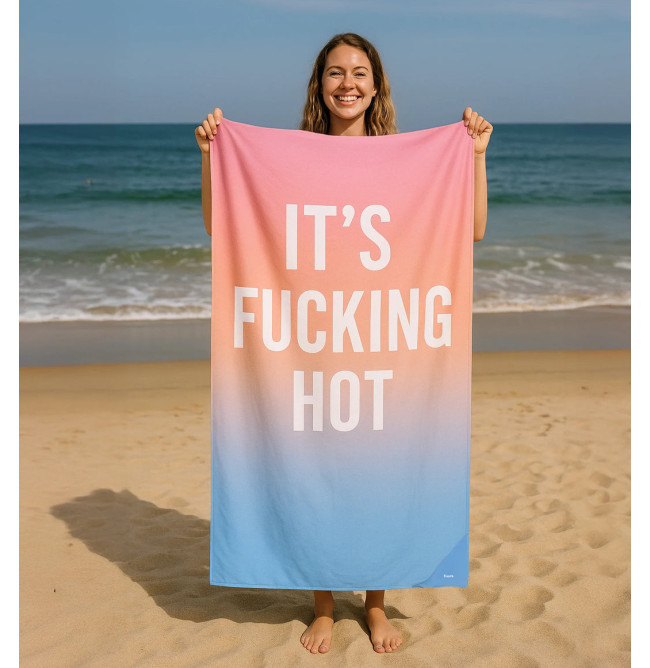 TELO MARE "IT'S FUCKING HOT" ARCOBALENO