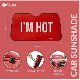 PARASOLE PER AUTO "I'M HOT"