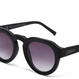 OCCHIALE DA SOLE MODELLO ZENO ROUND NERO