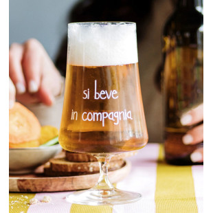 SET 2 CALICI "SI BEVE IN COMPAGNIA"