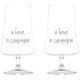 SET 2 CALICI &quot;SI BEVE IN COMPAGNIA&quot;