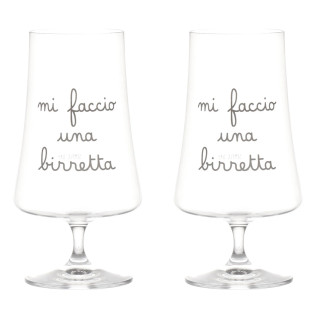 SET 2 CALICI "MI FACCIO UNA BIRRETTA"