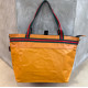 BORSA MANIFATTURE PICO - XXL STRIPES ARANCIONE