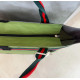 BORSA MANIFATTURE PICO - XXL STRIPES VERDE
