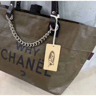 BORSA MANIFATTURE PICO - XXL CHANEL FANGO