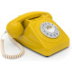 TELEFONO GPO746 PUSH BUTTON MUSTARD