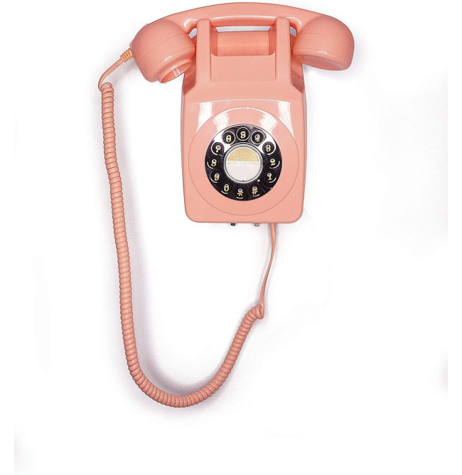 TELEFONO GPO746 WALLPHONE PINK
