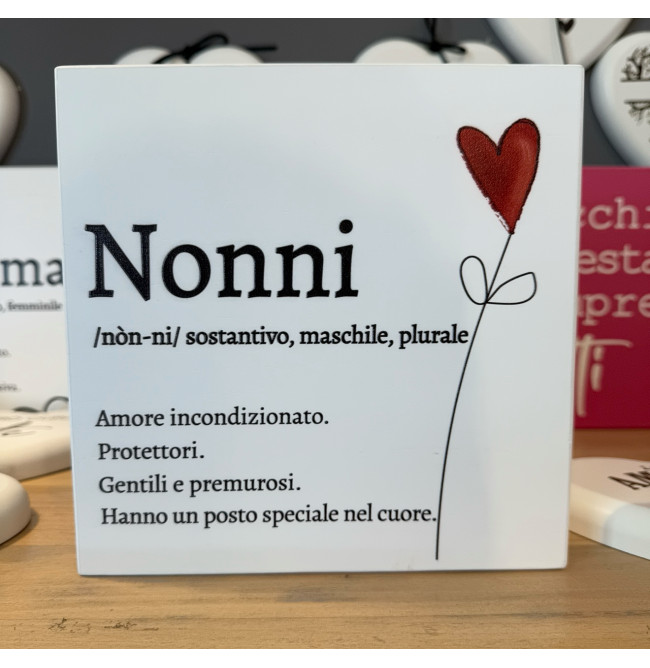 QUADRETTO IN LEGNO "NONNI"