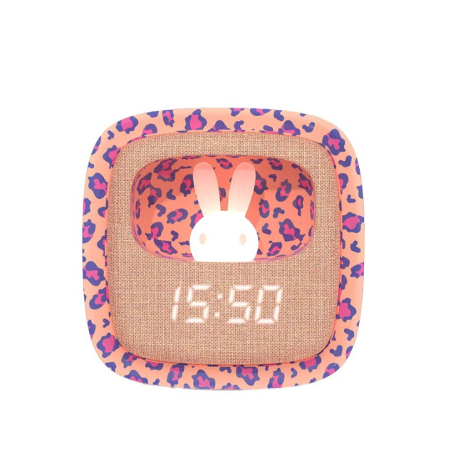 BILLY OROLOGIO SVEGLIA - LUCE NOTTE LIMITED EDITION LEOPARD ROSE