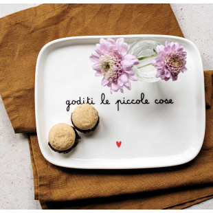 PIATTO "GODITI LE PICCOLE COSE"