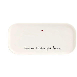 PIATTO "INSIEME E' TUTTO PIU' BUONO"