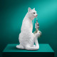 LAMPADA CHOUCHOU GATTO BIANCO