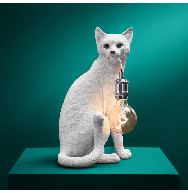 LAMPADA CHOUCHOU GATTO BIANCO