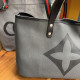 BORSA MANIFATTURE PICO - BAGUETTE CANVAS GEORGE GRIGIA