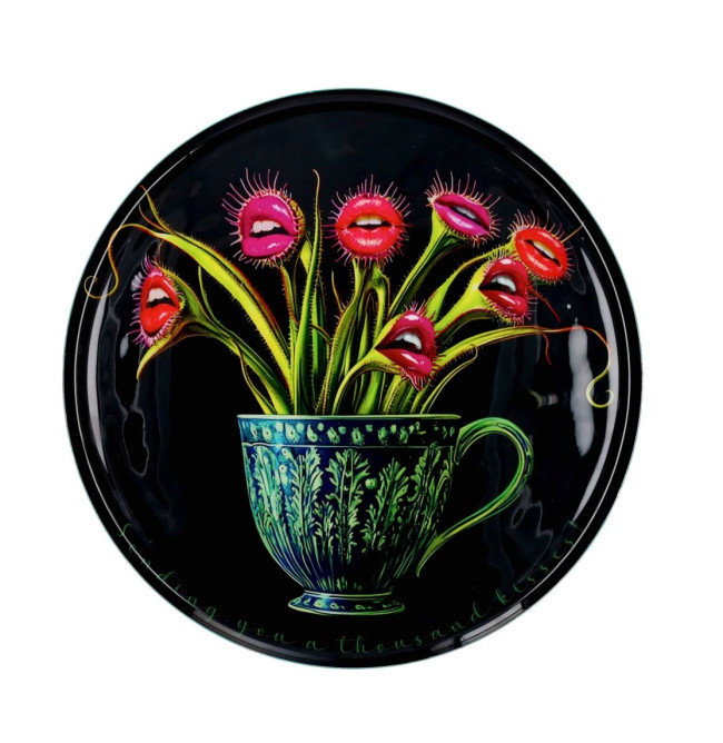 PIATTO ROTONDO PIANTA CARNIVORA