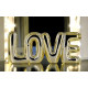 SCRITTA DECORATIVA LOVE BLACK