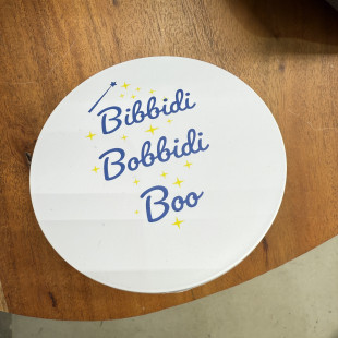 SPECCHIO DA BORSE CON LUCE "BIBBIDI BOBBIDI BOO"