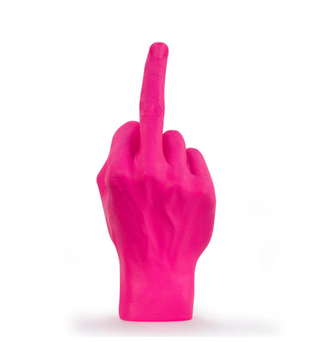 THE FINGER SCULPTURE PINK