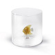 BICCHIERE DECORO PESCE ORO