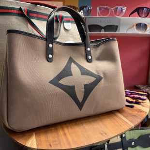 BORSA MANIFATTURE PICO - BAGUETTE CANVAS GEORGE FANGO