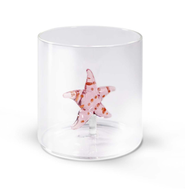 BICCHIERE DECORO STELLA MARINA