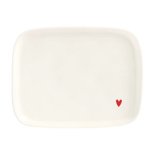 PIATTO "CUORE ROSSO"