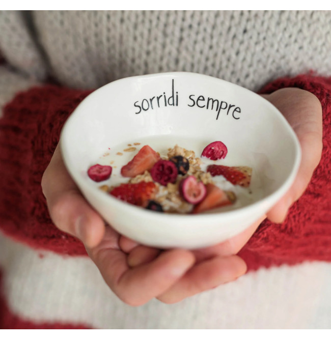 SET 2 COPPETTE "SORRIDI SEMPRE"