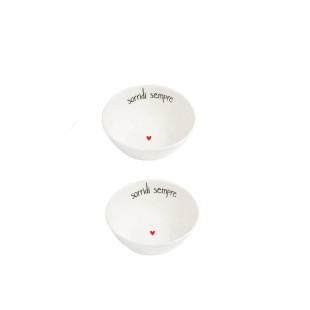 SET 2 COPPETTE "SORRIDI SEMPRE"