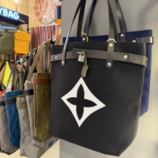 BORSA MANIFATTURE PICO - GEORGE CANVAS NERA