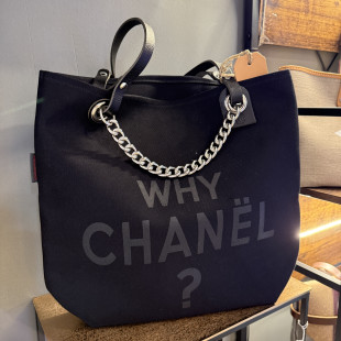 BORSA MANIFATTURE PICO - CHANEL CANVAS NERA