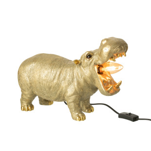 LAMPADA IPPOPOTAMO ORO