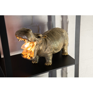 LAMPADA IPPOPOTAMO ORO