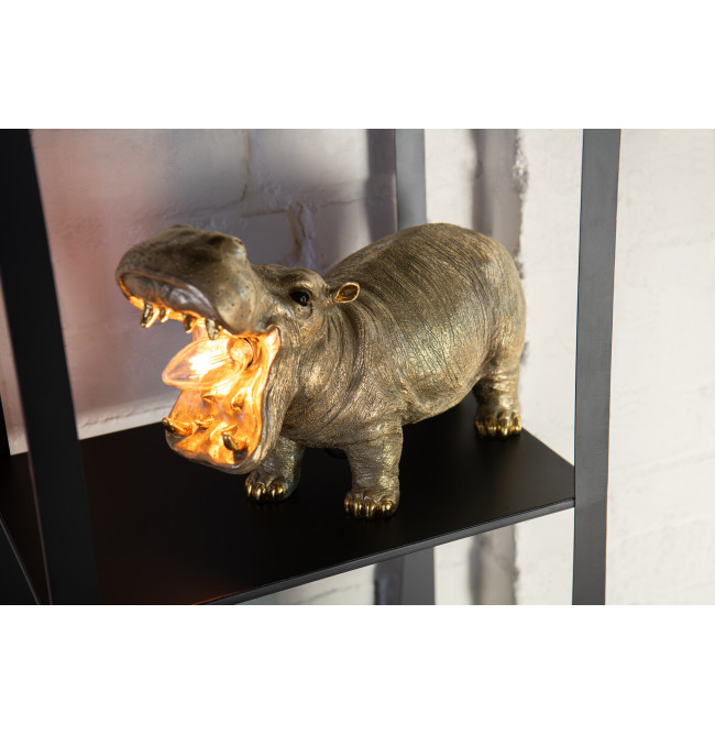 LAMPADA IPPOPOTAMO ORO
