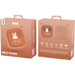 BILLY OROLOGIO SVEGLIA - LUCE NOTTE CHOCOLATE