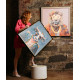 QUADRO LED MONKEY LION 80X80
