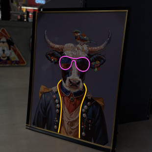 QUADRO LED COW 60X80