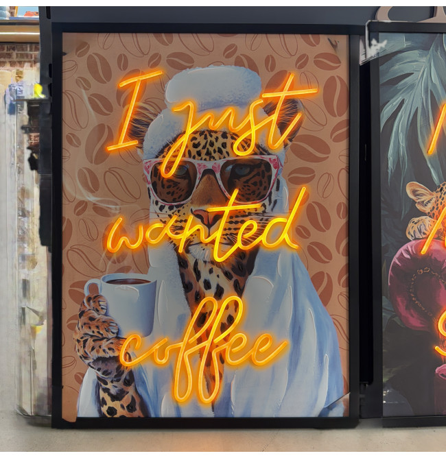 QUADRO LED NEED COFEE 60X80
