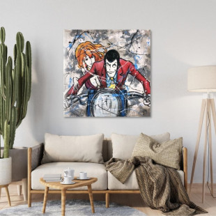 QUADRO LUPIN SEMPRE PIU' VELOCI