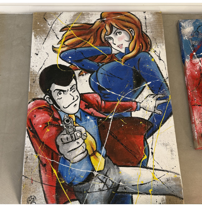 QUADRO LUPIN ATTENTI