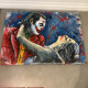 QUADRO JOKER FOLIE à DEUX - 70X130CM