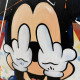 CARTELLO STRADALE - TOPOLINO I LOVE YOU