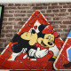 CARTELLO STRADALE - MINNIE E TOPOLINO