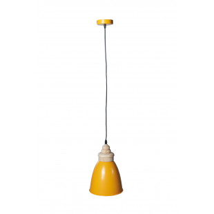 LAMPADA A SOSPENSIONE METALLO GIALLO