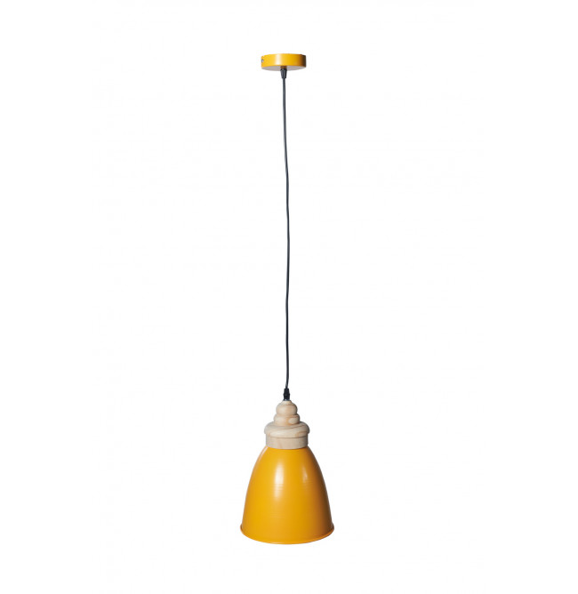 LAMPADARIO METALLO GIALLO