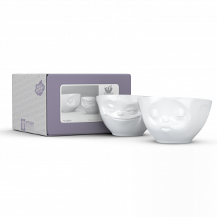 COPPIA DUE BOWL 200ml "KISSING E GRINNING"
