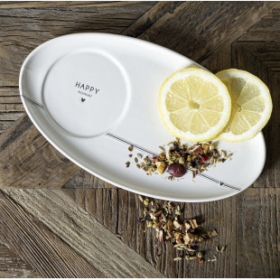 PIATTINO PER TAZZA COLAZIONE HAPPY MOMENT