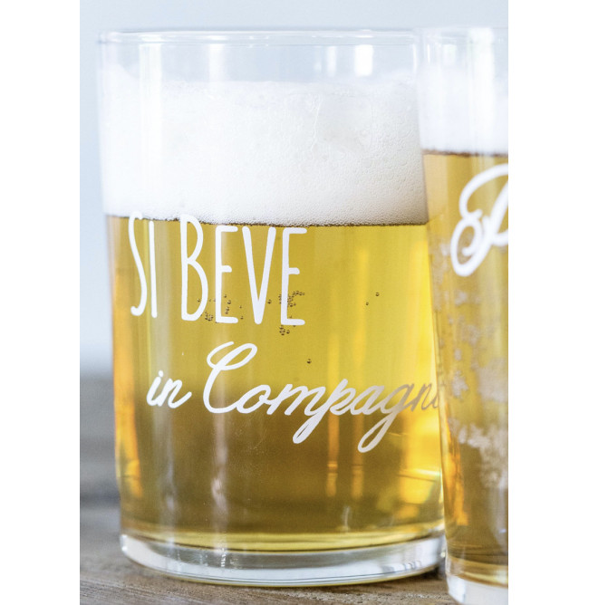 BICCHIERE SI BEVE IN COMPAGNIA
